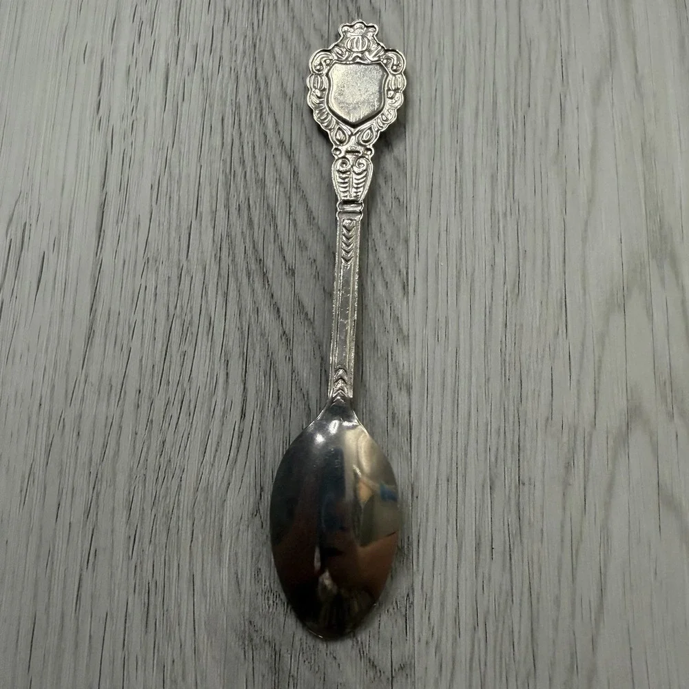 Tennessee Souvenir Spoon Enamel Walking Horse Ornate Silver Tone